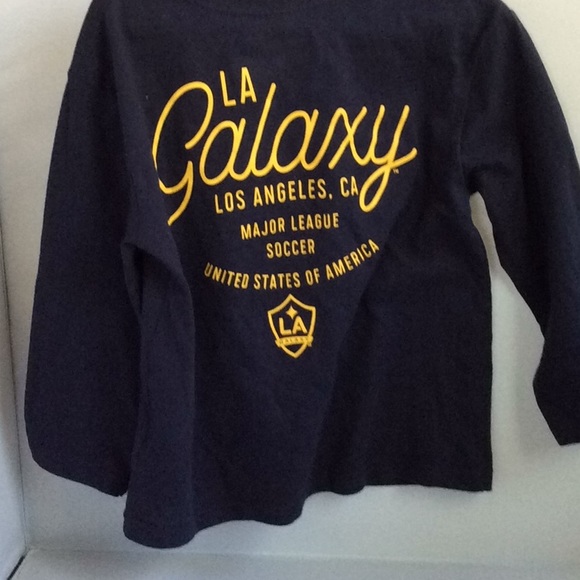LA Galaxy Child Small Long Sleeve Shirt EUC - Picture 2 of 4